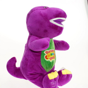 Peluche Barney le Dinosaure Violet Chanteur, Super Douce, Rembourrée en Coton PP, Prix du Jeu de la Grue, Unisexe - Product Image 6