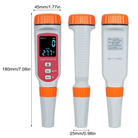 SMART SENSOR Testeur numérique de qualité de l'eau 3 en 1 (COND/TDS/Température) 0~1999ppm/0~19.99ppt, type stylo, conductimètre étanche