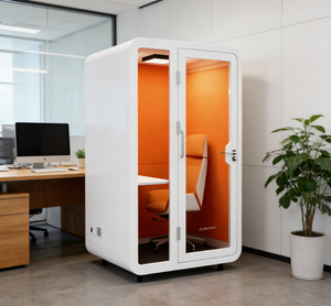 Cabine de travail moderne, bureau extérieur, salle de <span class=keywords><strong>réunion</strong></span> portable, cabine de bureau préfabriquée, cabine de confidentialité téléphonique - Product Image 4