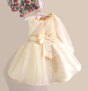Robe de princesse pour enfants, filles, bébés, pour mariage, spectacle, style Flower Child, produit chinois - Product Image 2