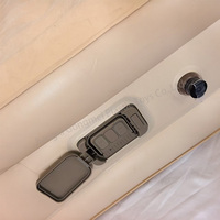 Matelas de lit gonflable souple double OEM avec tête de lit et dos à trois couches pour meubles de maison