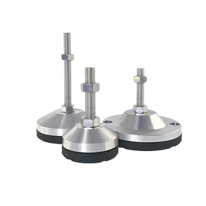 Heavy Duty cơ sở Dia D100 D120 M16 M20 M24 M30 leveler máy với chống trượt cao su pad điều chỉnh chân - Product Image 3