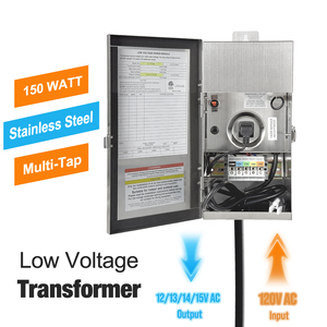 Trasformatore per Illuminazione Paesaggistica a Bassa Tensione 150W con Ingresso 120V AC Certificato ETL - Product Image 6