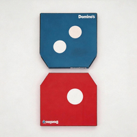 Boîtes à pizza en carton personnalisées, imprimées en feuille d'or, boîte d'expédition artisanale, emballage cadeau de luxe avec laminage mat UV