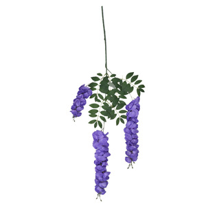 Stupid Bird Flor Artificial de Seda de Glicinia de Rama Larga, Enredadera Colgante para Interiores, Decoración para Bodas - Product Image 5