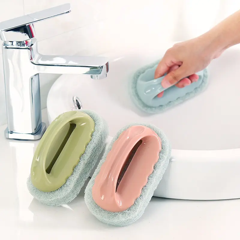 2024 penjualan terlaris peralatan dapur kamar mandi dekontaminasi menangani spons cuci piring sikat pembersih