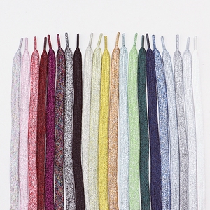 Lacci per Scarpe Personalizzati in Glitter Dorato Metallizzato, Lacci Colorati con Paillettes per Scarpe Sportive e Sneakers - Product Image 5