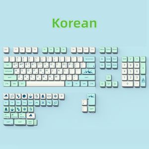 Teclas mecánicas de termosublimación PBT de altura XDA, inglés, japonés, coreano, francés, ruso, <span class=keywords><strong>español</strong></span>, alemán, portugués - Product Image 4