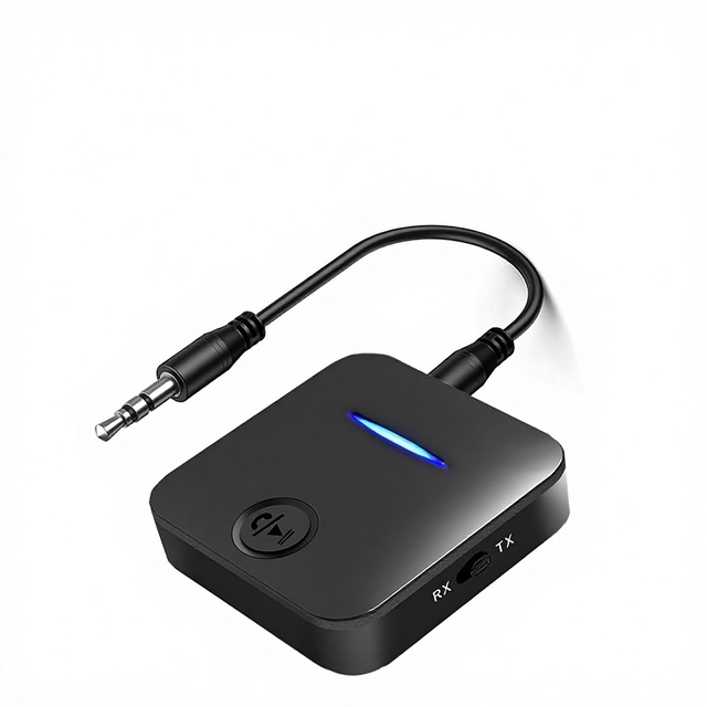 For 5.4 Audio Receiver Transmitter Adapter Two-in-One Call MIC Car Speaker with Plug and Play Model B5