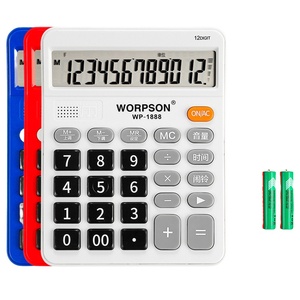 Calculadora personalizada de fábrica con transmisión de voz Calculadora de pantalla grande Logotipo personalizado <span class=keywords><strong>Contabilidad</strong></span> <span class=keywords><strong>financiera</strong></span> en color - Product Image 5