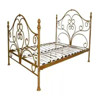 ห้องนอนไม้และที่นอน Foundation เด็ก Golden Queen โลหะกรอบเตียง