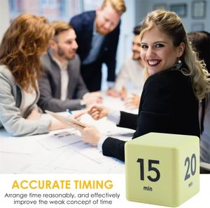 Pomodoro Cooking Study Visual List Rotar Gravity <span class=keywords><strong>Cube</strong></span> Recarga Alarma Inute Multi Cronómetro Juego Temporizador de Cuenta Regresiva con sonido - Product Image 6