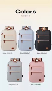 Wholesale Custom Fashion Laptop Backpack With USB Charging Port Large Capacity Multi-functional Student Bags Backpack - Product Image 6