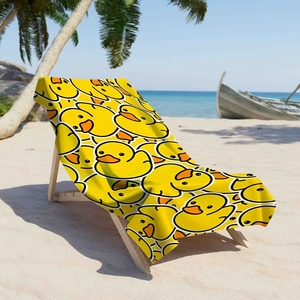 Serviette <span class=keywords><strong>de</strong></span> plage en caoutchouc jaune à imprimé <span class=keywords><strong>canard</strong></span> pour l'été Logo en relief motifs rayés et tissés serviettes <span class=keywords><strong>de</strong></span> <span class=keywords><strong>bain</strong></span> serviettes <span class=keywords><strong>de</strong></span> sport - Product Image 2