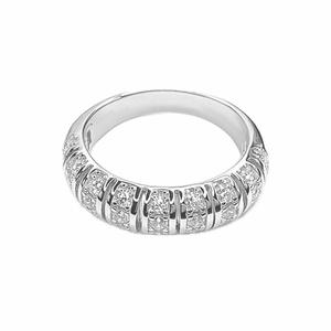 Anillo de Plata de Ley S925 con Media Luna de Diamantes para Mujer, Estilo Vintage con Diamantes Completos de Alto Contenido de Carbono - Product Image 5