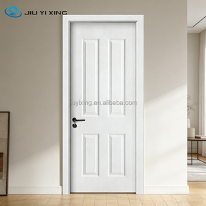 Puerta Corredera Interior de WPC Compuesto, Diseño Moderno y Ecológico Jiuyixing, Estilo Villa <span class=keywords><strong>Chilena</strong></span>, para Apartamentos y Dormitorios - Product Image 1