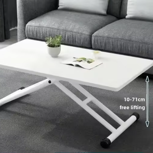 Escritorios simples multifuncionales Elegante móvil <span class=keywords><strong>Metal</strong></span> Pequeño ahorro de espacio Mesas plegables de lujo Mesas de comedor - Product Image 1