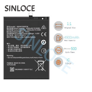Batería de fábrica Teléfono HB386589ECW para HuaWei P10 +/NOVA3/NOVA4/<span class=keywords><strong>honor20</strong></span>/honor Play 3650mAh 3,82 V Fabricante de baterías de teléfono - Product Image 4