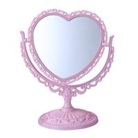 Miroir de Maquillage Rotatif Double Face Détachable en Plastique Moderne Européen pour Anniversaire Princesse Fille