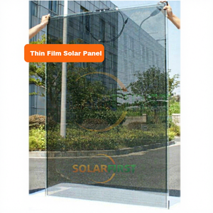 شفافية عالية 173W نظارة من دون إطار رقيقة خلية لوحية شمسية - Product Image 1