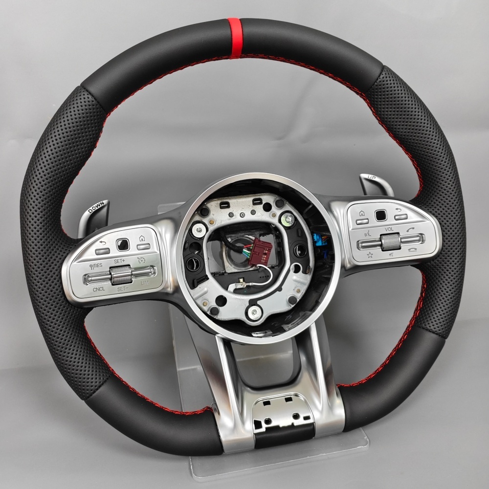 Assembly Leather Lenkrad Steering Wheel (Mercedes-Benz Fitment), photo 3