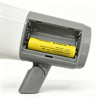 Mégaphone portable avec fonction d'enregistrement et d'alarme, compatible USB et carte TF