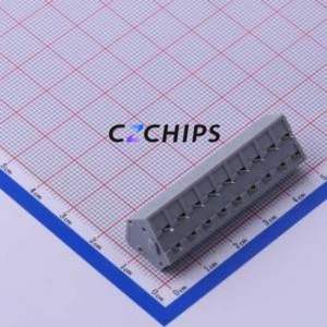 KF243A-5.0-9P Spring Terminal Block Through hole Component (THT),P=5mm Connector 5mm 9P 9 17A - Product Image 2