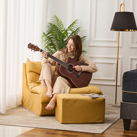 Canapé modulaire sans installation, 3 places, mousse à mémoire de forme, compressé sous vide, en boîte, pour un style de vie moderne