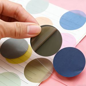 Bloc de Notas Adhesivas de 150 Hojas de Colores Surtidos, Marcadores Circulares Autoadhesivos, Papelería Personalizada para Oficina y Escuela - Product Image 3