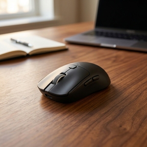 Souris <span class=keywords><strong>de</strong></span> jeu sans fil rechargeable, optique, capteur PAW 3311, rétroéclairage RGB, ergonomique, récepteur USB 2,4 GHz, pour les deux mains, pour ordinateur portable <span class=keywords><strong>de</strong></span> bureau - Product Image 2