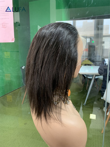 CF85 Full Lace Perücke zum Flechten, Schwarz, Eng Gekräuselt, Echthaar aus Chinesischem Virgin-Haar, 360 Transparent, Flechtbar, Wunderschön - Product Image 6