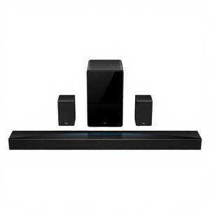 <span class=keywords><strong>Barre</strong></span> <span class=keywords><strong>de</strong></span> <span class=keywords><strong>son</strong></span> <span class=keywords><strong>TCL</strong></span> Q85H Pro 7.1.4 canaux surround physiques 860W avec caisson <span class=keywords><strong>de</strong></span> basses Arc T Chord intelligent pour haut-parleur en plastique et métal - Product Image 3