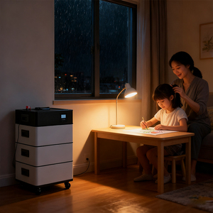 Système de stockage d'énergie domestique 5KW 10KW 20KW 50KW, batterie solaire au lithium tout-en-un avec contrôleur MPPT ZLWM-A-AZ-003 - Product Image 1