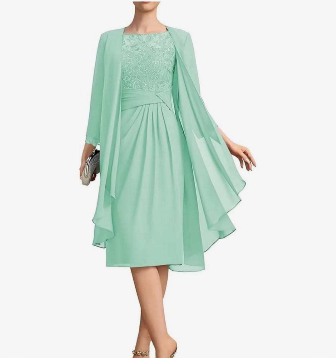 green emerald velvet dress Amazon.com: Xzarvion Two Piece Elegant Mother of The Bride Dress Wedding  Guest Dress Scoop Neck Knee Length Long Sleeves Appliques 2024 Black :  Clothing, Shoes & Jewelry main image 1