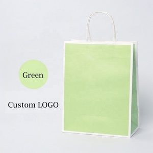 Bolsa de Papel Kraft Personalizada para Tienda de Ropa, Repostería, Compras, Embalaje, Bolsa de Regalo Portátil con Logotipo Impreso Personalizado - Product Image 5