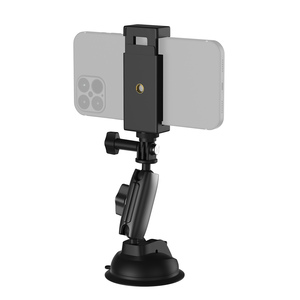 Soporte Plegable para Cámara de Acción <span class=keywords><strong>GoPro</strong></span> <span class=keywords><strong>Hero10</strong></span>, Ventosa para Parabrisas, Soporte para Ventana con Rotación de 360 Grados para Cámaras de Teléfono - Product Image 2