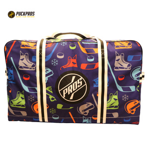 PUCKPROS डिज़ाइन कस्टम हॉकी बैग आइस हॉकी जर्सी कढ़ाई हॉकी गोलकीपर बैग - Product Image 5