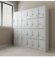 4 portes de bureau en acier, armoire de deuxième main en métal ou en fer, à bas prix