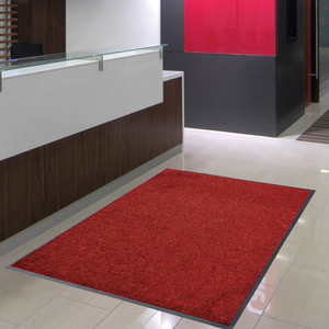 Thảm trải sàn cao su nylon thương mại trong nhà ngoài trời màu đỏ trơn, kích thước tùy chỉnh - Product Image 2