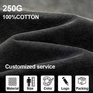 Logo personnalisé 250GSM T-shirt blanc uni pour hommes 100% coton délavé à l'acide T-shirt vintage déchiré unisexe surdimensionné pour hommes - Product Image 6