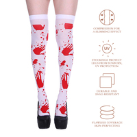Chaussettes au-dessus du genou pour femmes, à motifs variés, avec nœud, respirantes, douces, extensibles et élastiques, à prix avantageux