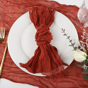 Fazzoletto di cotone in filo Bali garza a bolle pieghettate transfrontaliera per matrimonio o per decorazioni per la casa panno in Crepe - Product Image 1