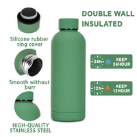 Vaso Deportivo Personalizado de Acero Inoxidable con Aislamiento al Vacío, Ecológico, de 500 ml/750 ml, Aislamiento de 12 a 24 Horas para Bebidas Frías/Calientes, Ideal para Camping