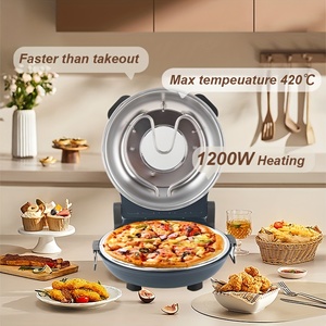 Forno Elettrico per Pizza da 12 Pollici, Forno da Banco per Interni, 1200W, Cottura in 5 Minuti, Controllo a Doppia Manopola - Product Image 2