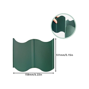 Verrouillage pelouse bordures pour lit de jardin surélevé <span class=keywords><strong>d</strong></span>écoratif paysage frontière Vert Fleur Lit lit de légumes de jardin surélevé - Product Image 5