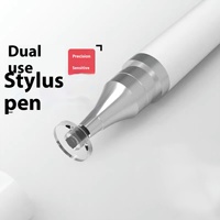 Stylet Tactile Capacitif et Stylo Bille 2 en 1 pour Tous Modèles de Tablettes Android, Téléphones Portables et iPhone 16