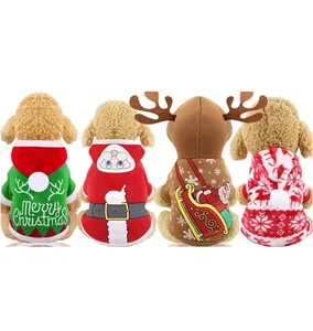 Urlaub Winter Hund Weihnachten Pullover Kostüm Haustier Kleidung für Weihnachten - Product Image 1