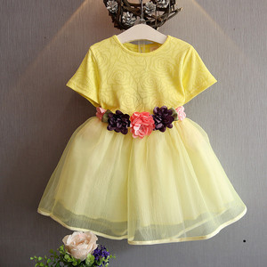 Vestido de Fiesta Popular de Estilo Indio Baba para Niñas, Diseño en Tela de Chifón - Product Image 4