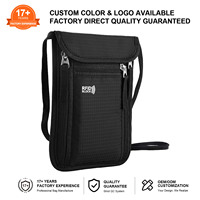 Estuche de Viaje Personalizado, Cartera de Cuello, Organizador de Pasaportes Familiares, Estuche con Bloqueo RFID para Pasaportes