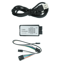 Analizador Lógico USB de 24MHz y 8 Canales, Herramienta de Depuración con Frecuencia de Muestreo de 24M para Depuración de Formas de Onda de Microcontroladores ARM FPGA